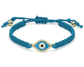 Evil Eye Bracelet / Braided Belt / 5 Colors / Blue, Red, Green, Black ...