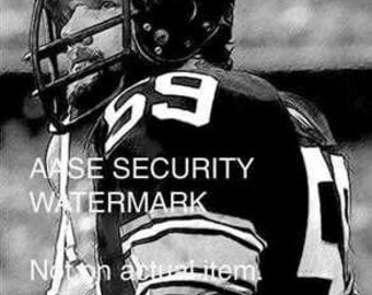 RARE Jack Ham Pittsburgh Steelers Art Print Lmt ONLY 50