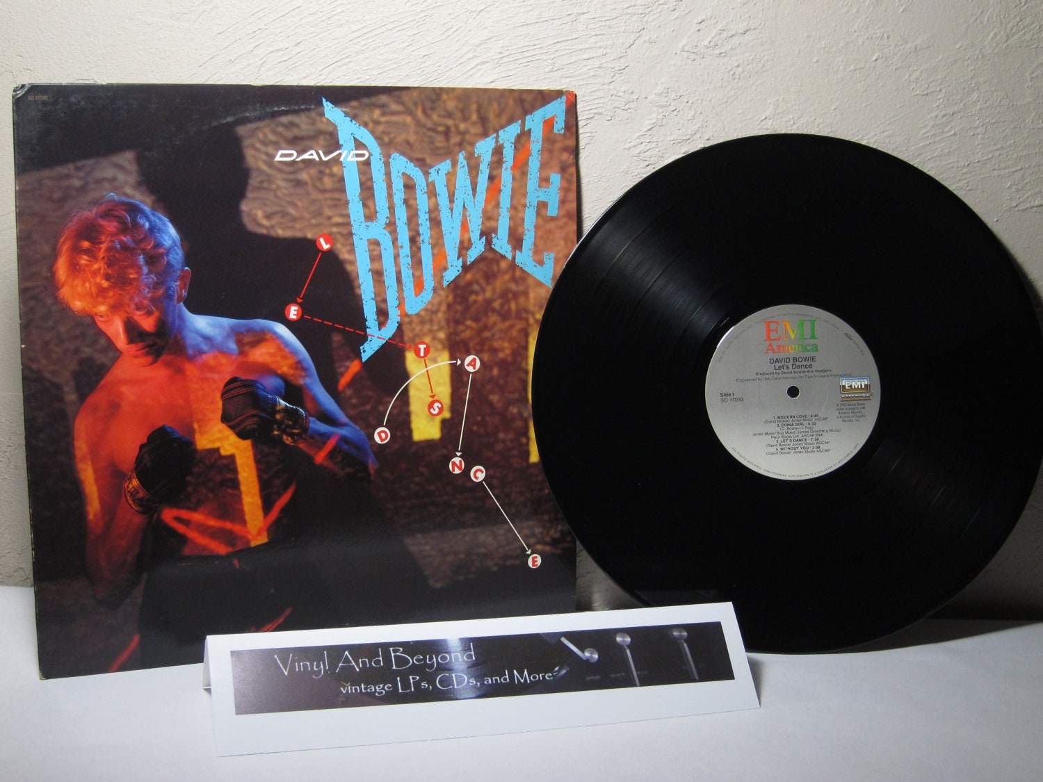 David Bowie Let's Dance Vinyl LP record album