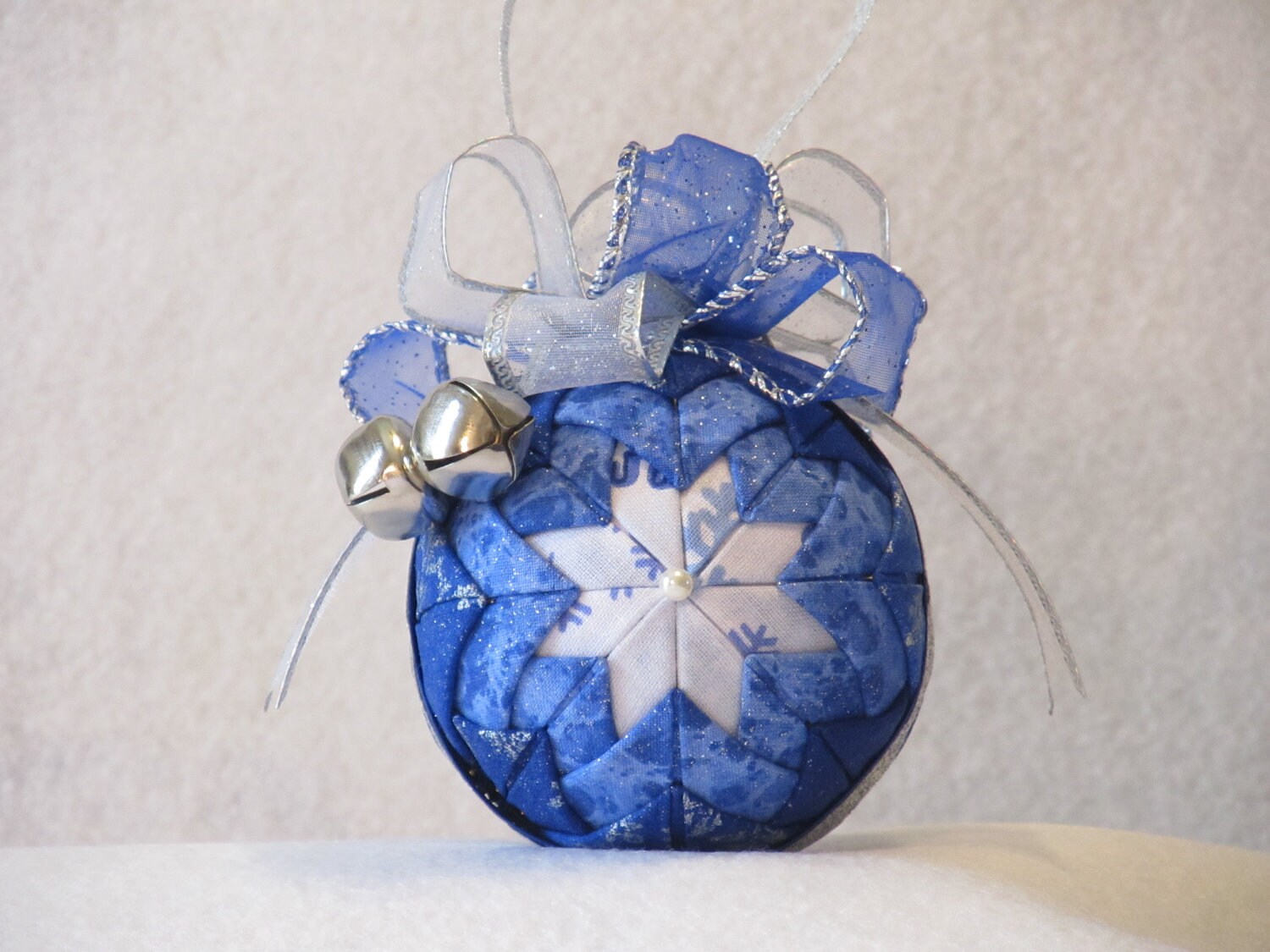 quilted no sew fabric christmas ornament ball by quilted no sew fabric christmas ornament ball by