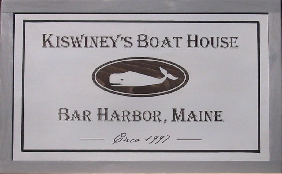 Custom Boat House Sign to personalize