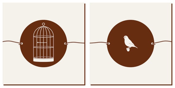 items-similar-to-bird-cage-thaumatrope-art-print-on-etsy