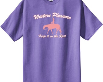 purple western pleasure show shirt