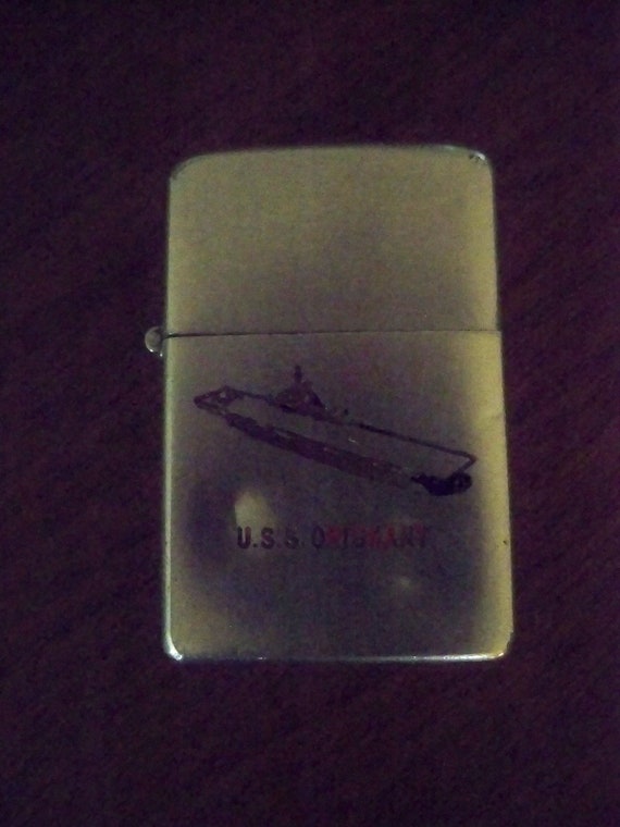 Vintage Military Zippo Lighter U.S.S. ORISKANY