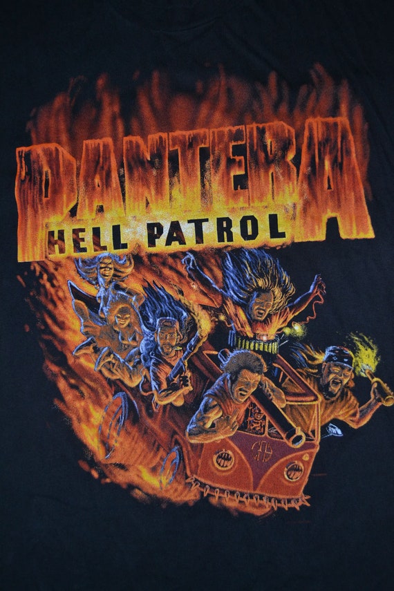 Vintage 90s PANTERA Hell Patrol Concert Tour Promo rare
