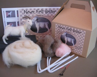 Goat Needle Felting Kit