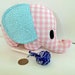 pink elephant soft toy