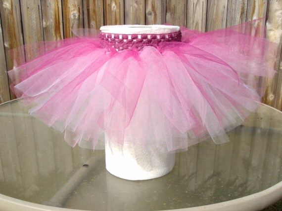 Items Similar To Tutu Hot Pink Light Pink And White On Etsy 