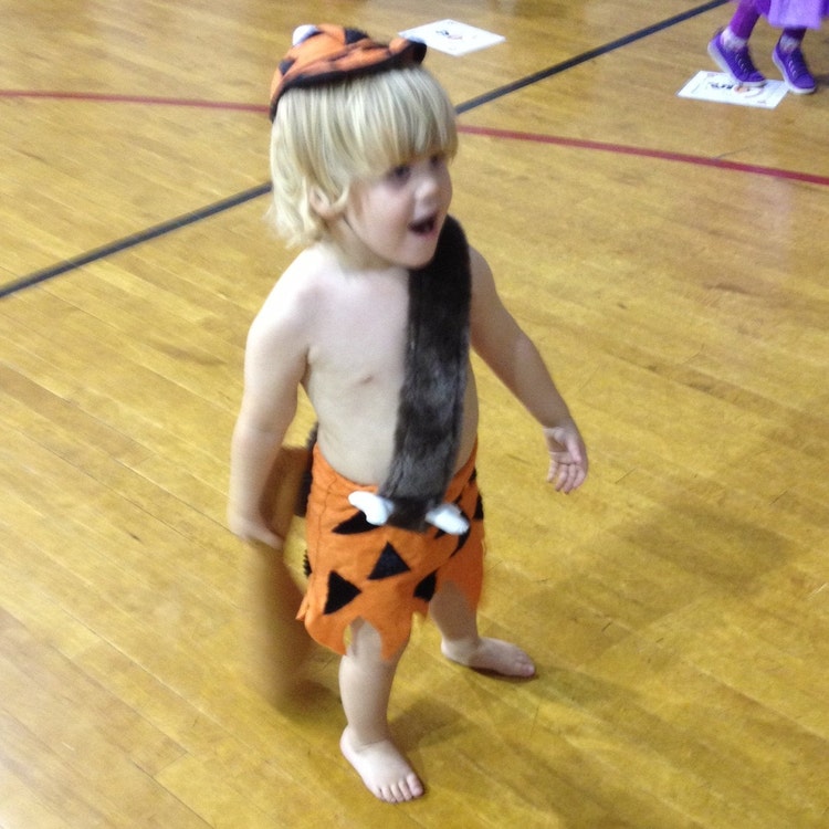 Bam Bam Costume made to order sizes 12 months by FishbynClothing