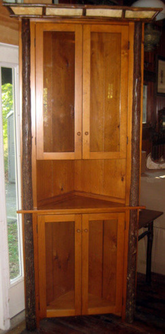 Rustic Hickory Corner