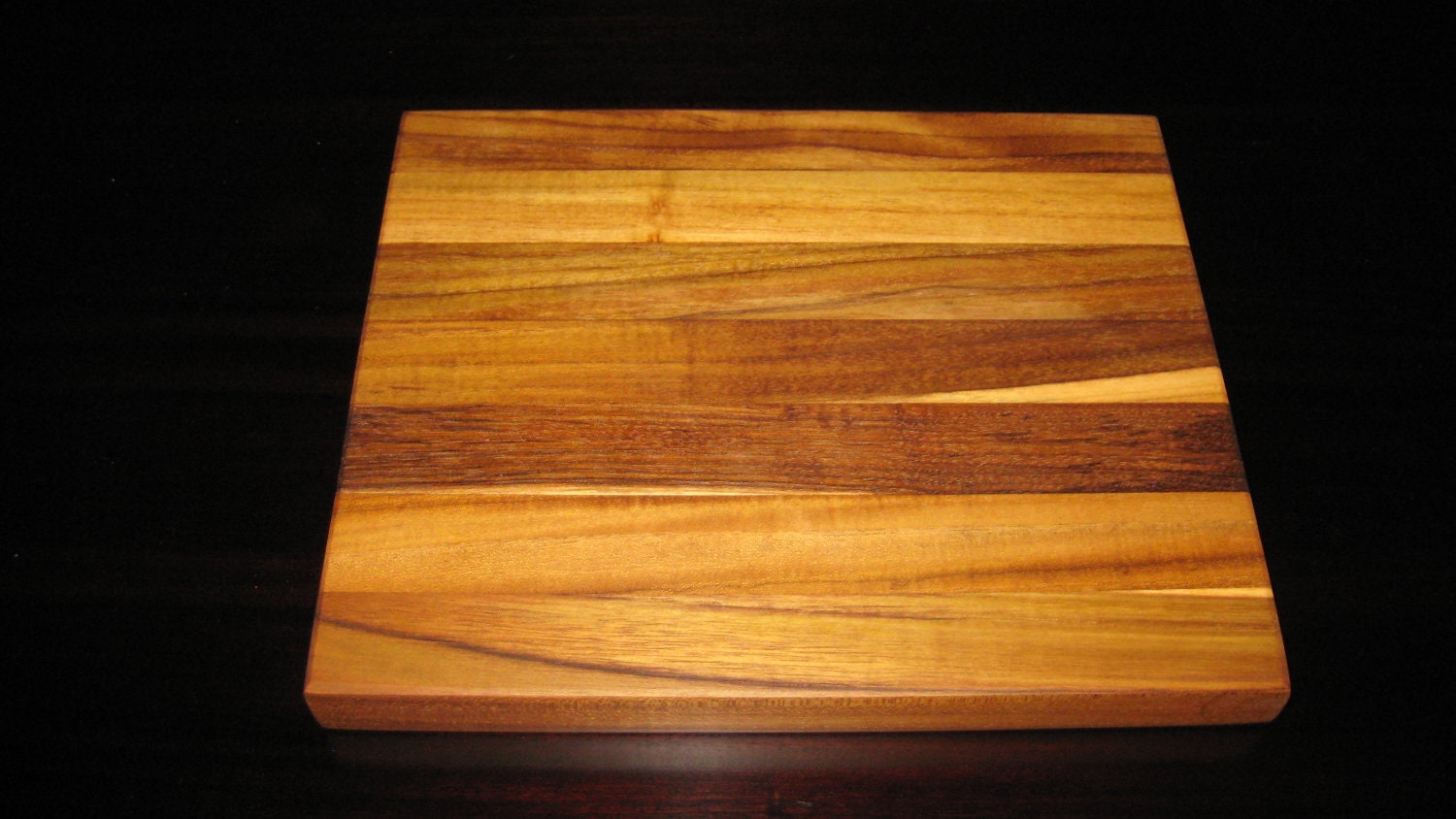 Handmade Medium Teak Wood Cutting Board by JohnsonFurniture