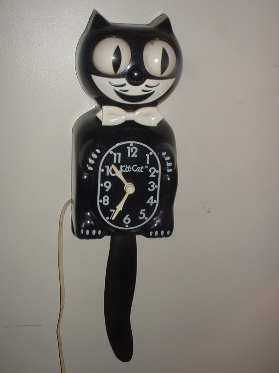 Old Black Kit Cat Clock Found