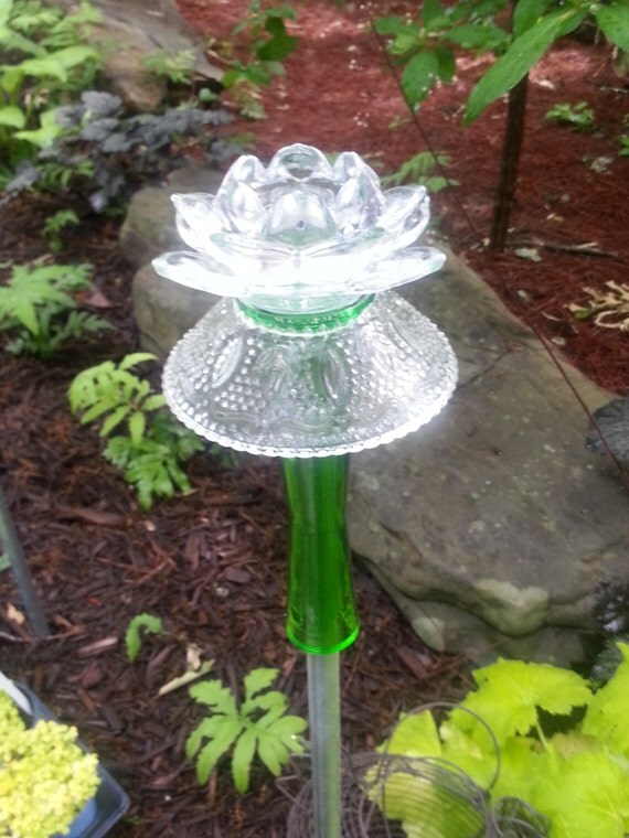 Garden tea light stakes