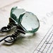 O U T E R. S K Y... Aquamarine hydro quartz and oxidized sterling earrings