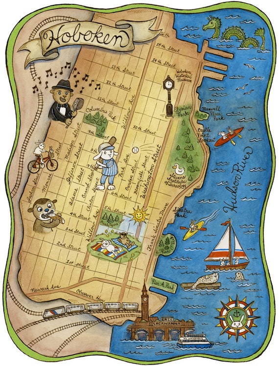 map-of-hoboken-new-jersey-archival-art-print-8-x