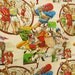 Vintage Sports Curtain Panels - Vintage Sports Fabric - Baseball Football Basketball