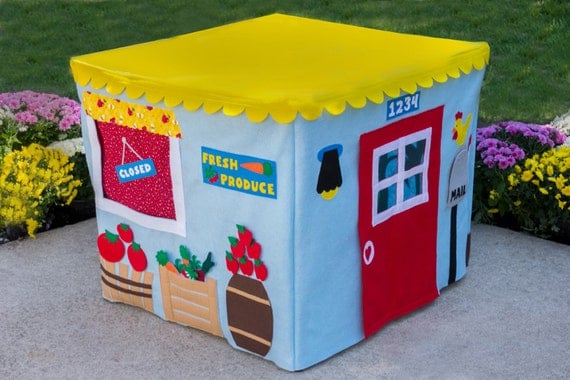 Farm Stand Card Table Playhouse, Personalized, Custom Order