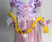 Rapunzel Dress and wig. Size 2-6 Il_170x135