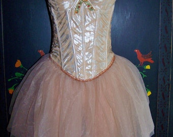 Corset Dress, Tutu Dress, Ballerina Tutu, Ballerina costume, Ballet costume, size M