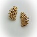 Vintage Coro Crescent Cluster Earrings Clip On