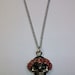Vintage Grateful Dead Skull Necklace Pendant Dead Head Jerry Garcia Music San Fran Roses Music Hippie DEADSTOCK