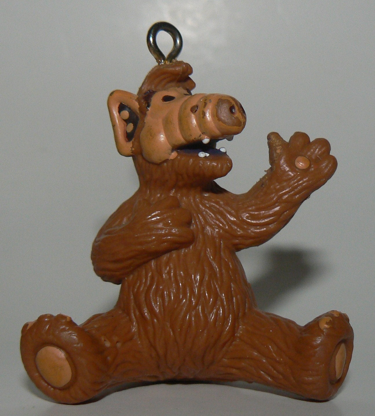 1988 ALF Christmas Tree Ornament or Keychain by Russ 1980s