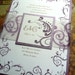 Purple Wedding Invitation / Eggplant Purple Wedding / The Vesta Invitation Sample