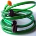 Vintage Knitting Needle Bracelets Green as Grass MEDIUM