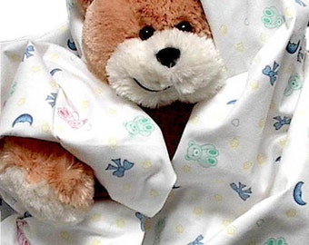 teddy flannel blanket