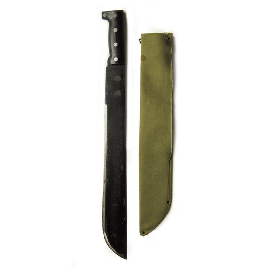 Vietnam War Machete with Sheath
