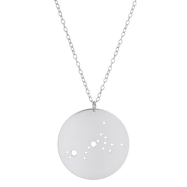 Sterling Silver Scorpio Constellation Pendant Necklace