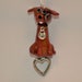 Patches-Handmade-Lampwork Glass Beads-OOAK-SRA-Dog Ornament-Glass DogFREE SHIPPING