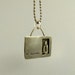 Sitara Is Strong - Upcycled Sterling Silver And PMC - Art Jewelry Pendant - 823