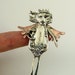 Angel Gaelyn Is Growing - Upcycled Sterling, Silverware, Copper, And PMC - Pendant - 838