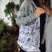 Mushroom Fairy (BLUE) - Retro Vintage Style - Summer Beach Bag
