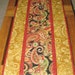 Christmas Table Runner quilted from Kaufman Flourish Line