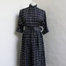 Cool 1950's Style, Belted, Grid Print Dress.