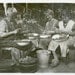 Vintage Photo "Peeling Potatoes", Photography, Paper Ephemera, Snapshot, Old Photo, Collectibles - 0079