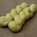 Hand Dyed Sock/Fingering Weight Yarn Organic Merino Naturally Dyed in Lemon Drop