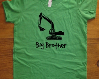 Big Brother Shirt - Kids Big Brother T Shirt - 5 Colors Available - Kids Big Brother T shirt Sizes 2T, 4T, 6, 8, 10, 12 - Gift Friendly