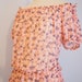 Retro Pink Floral Blouse - Vintage Top - Pinup Girl Clothes - 1950s Fashion - Off The Shoulders Top - Pink Chemise