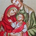 Marie Barber THE NATIVITY Holy Family Eastern Orthodox Art - Counted Cross Stitch Pattern Chart - fam