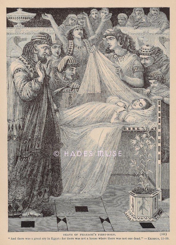 Great Cry In Egypt Death Of Pharaoh's First Born by HadesMuse