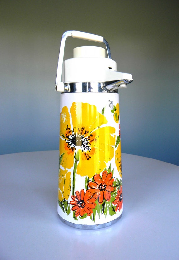 Air Pot Drink Beverage Dispenser Thermos Air Pump Insulated