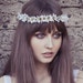 Daisy Chain Flower crown, flower headband, Daisy headband, coachella flower crown,wedding crown, bridal crown,festival crown