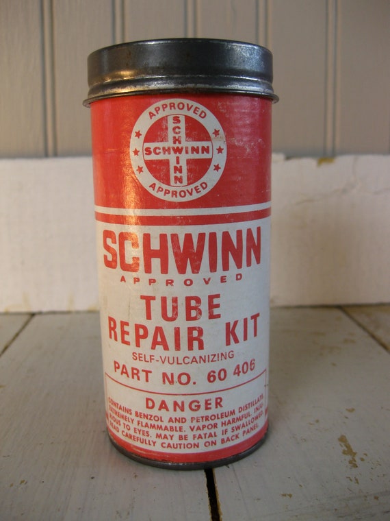 Schwinn Bicycle Tube Repair Kit Vintage by TheTinFrog on Etsy
