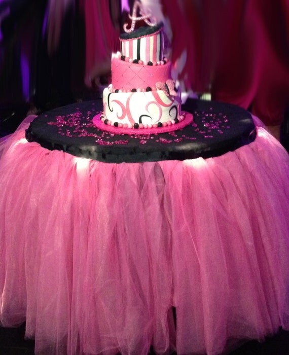 Custom Tulle Table Skirt Wedding, Birthday, New Baby Il_570xn
