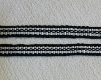 Clarisete - Hand Woven Inkle Trim (3/8" wide)