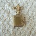 Vintage Coro Pegasus four picture Locket Pin Brooch Fleur de lys Gold Tone