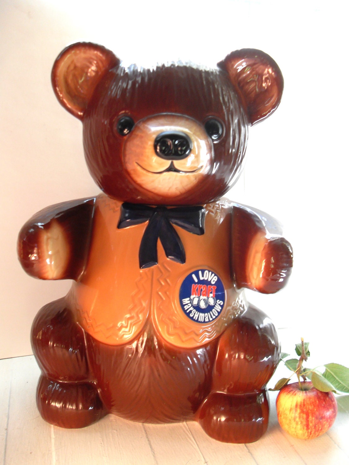 Large Cookie Jar T. Bear Kraft Marshmallow Regal China